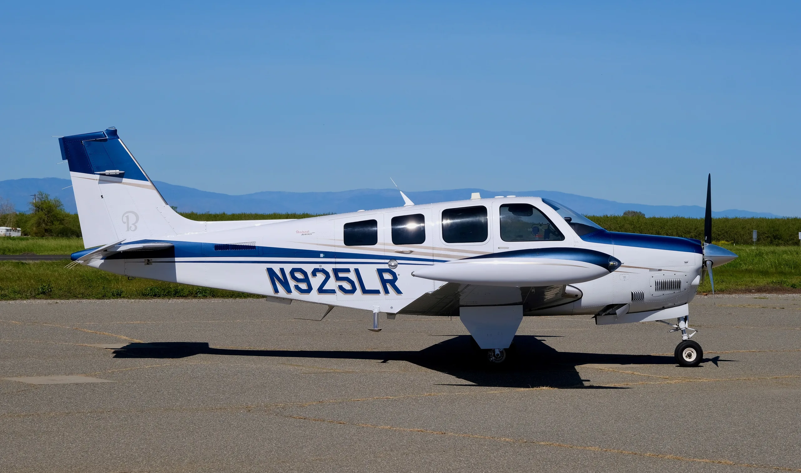 Exterior view of a 1987 Beechcraft N45PL 1987 F33A Bonanza.