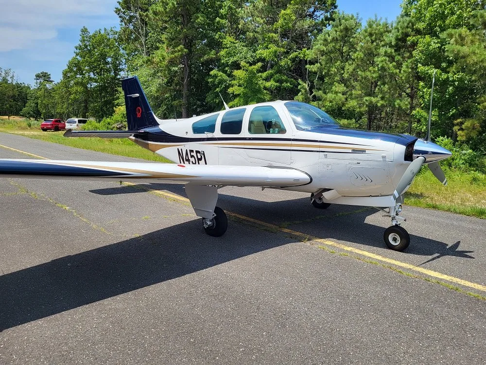 Exterior view of a 1987 Beechcraft N45PL 1987 F33A Bonanza.