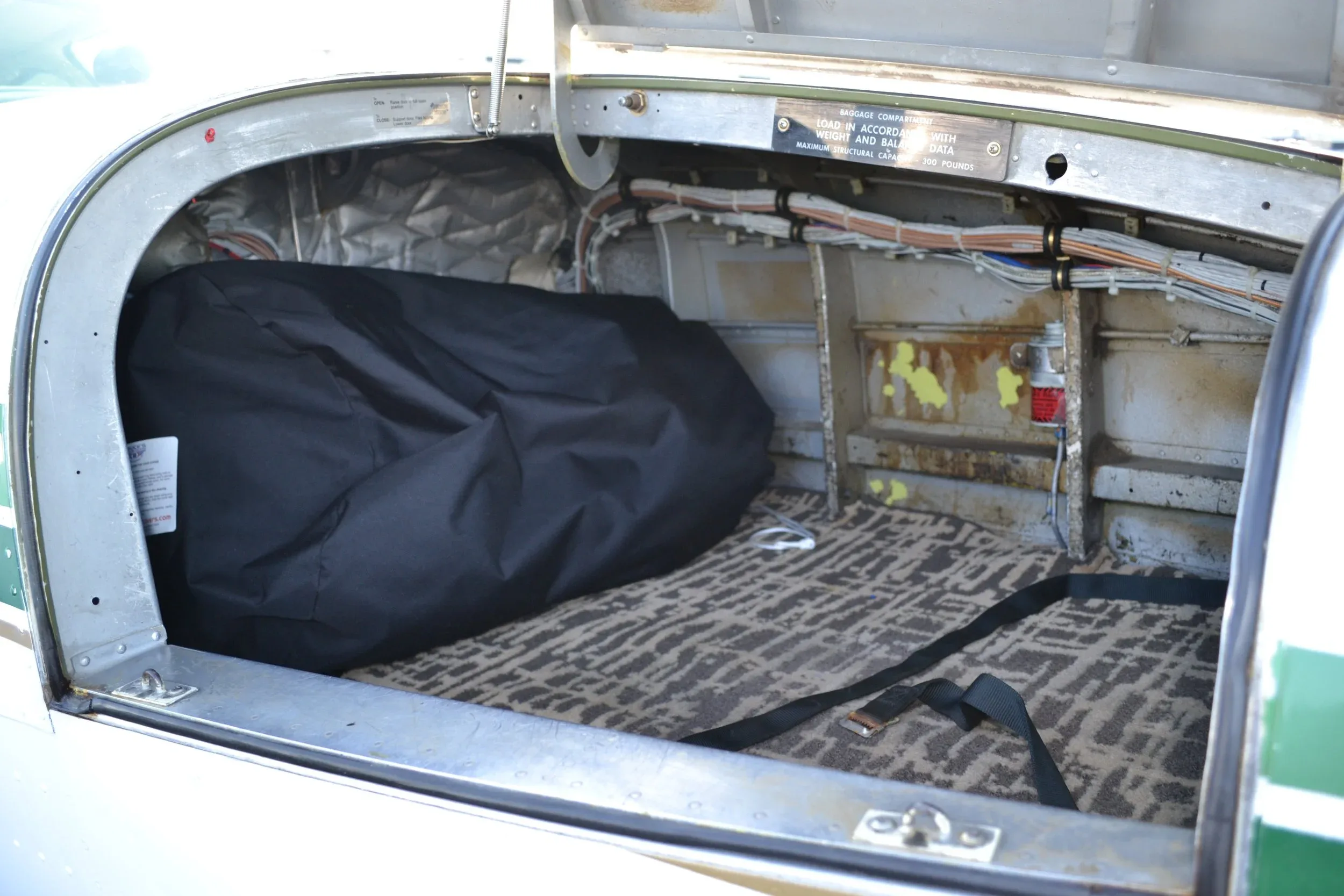 Cabin interior of a 1978 Beechcraft 58 Baron — Carolina Jet.