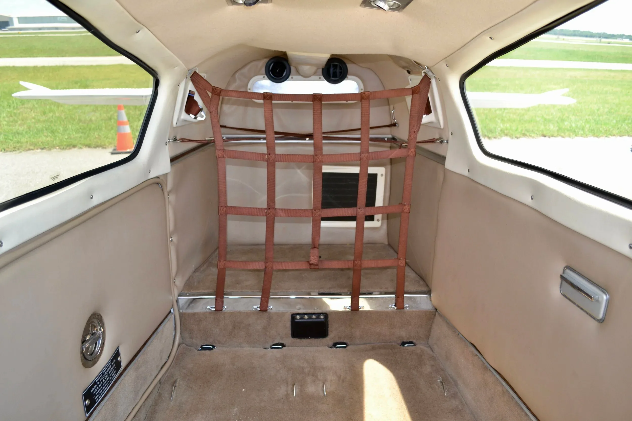 Cabin interior of a 1980 Beechcraft B55 President II Baron — Carolina Jet.