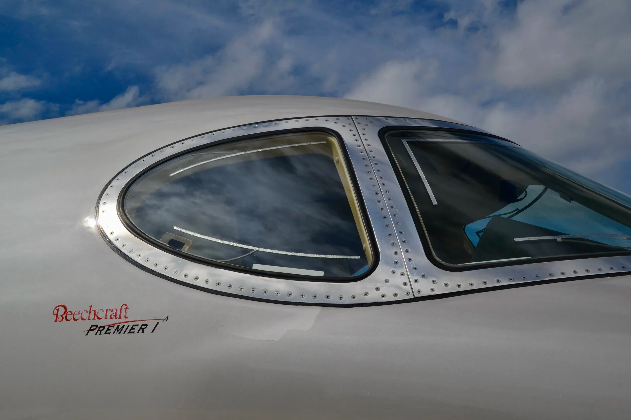 Engine detail of a 2009 Beechcraft Premier IA — Carolina Jet.