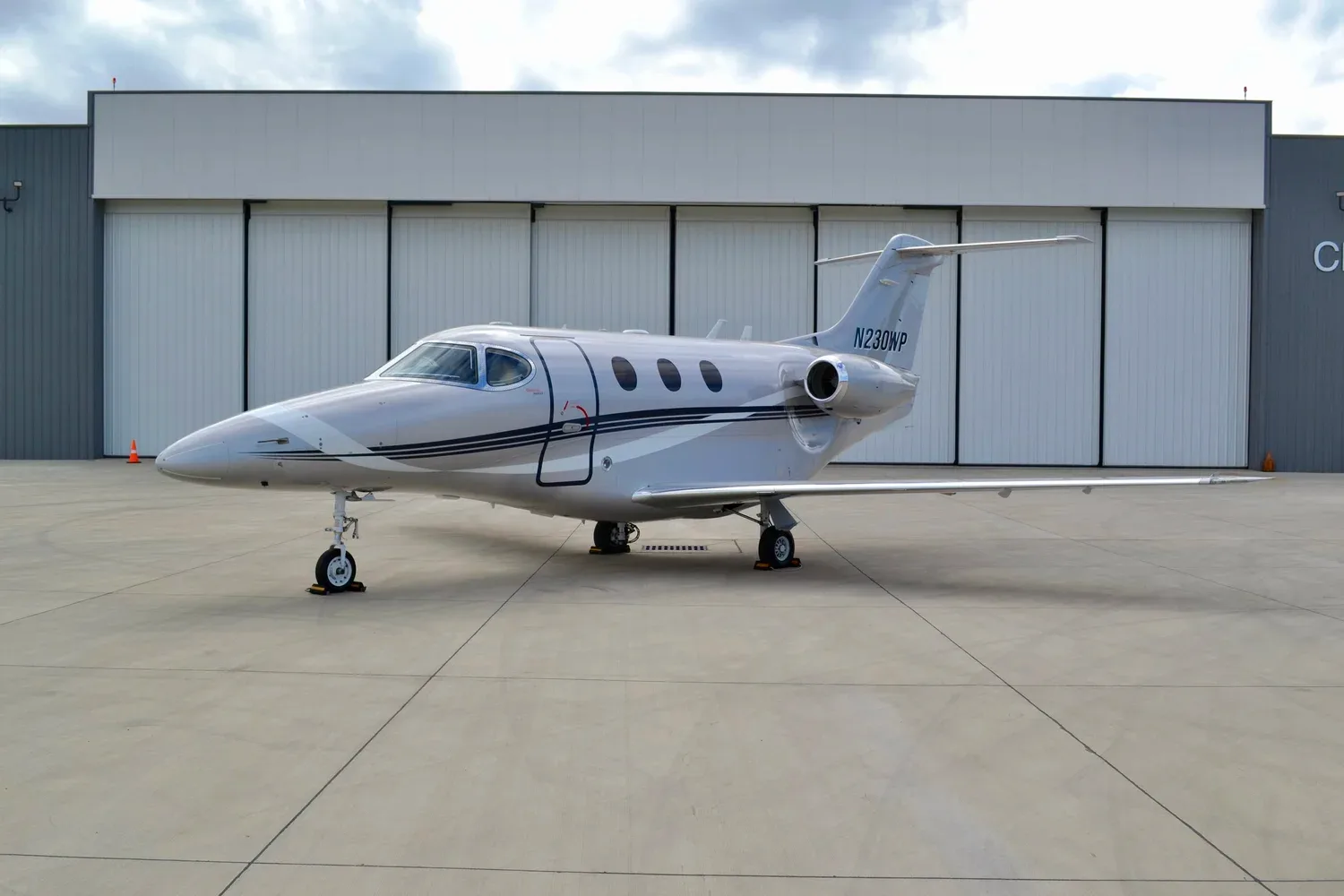 Exterior view of a 2009 Beechcraft Premier IA — Carolina Jet.