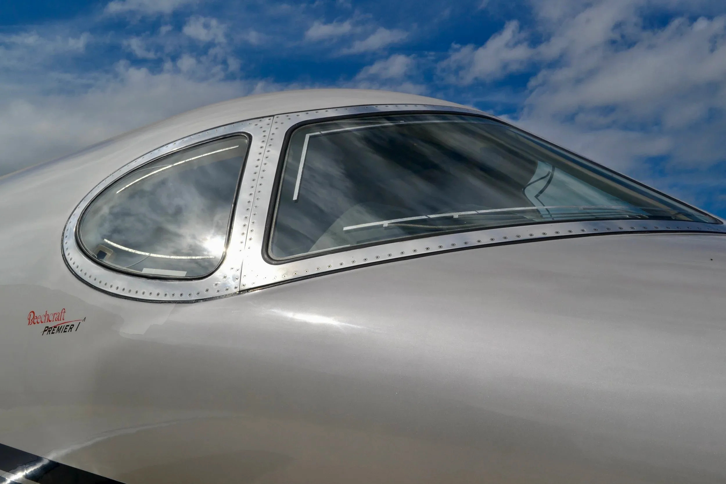 Engine detail of a 2009 Beechcraft Premier IA — Carolina Jet.