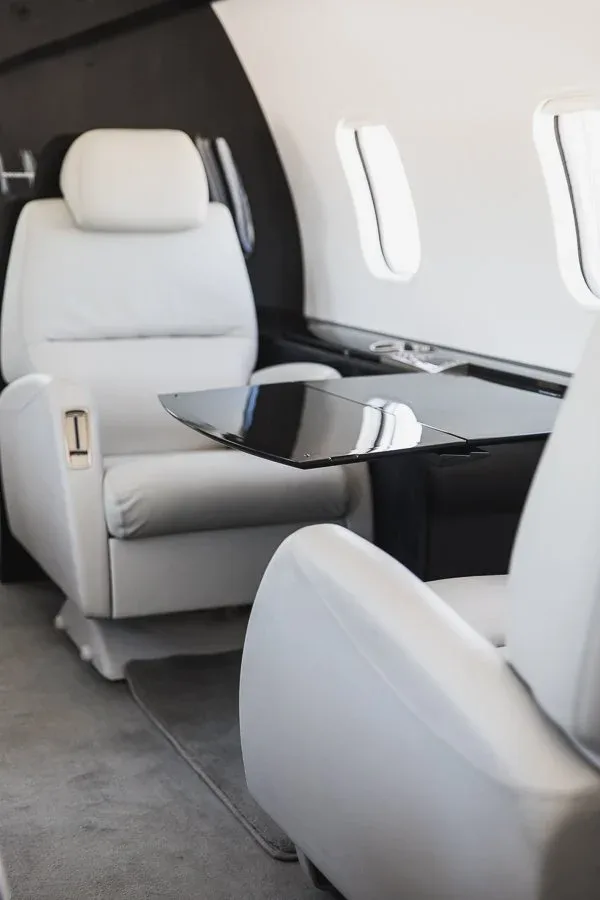 Cabin interior of a 2005 Bombardier CHALLENGER 300 — Carolina Jet.