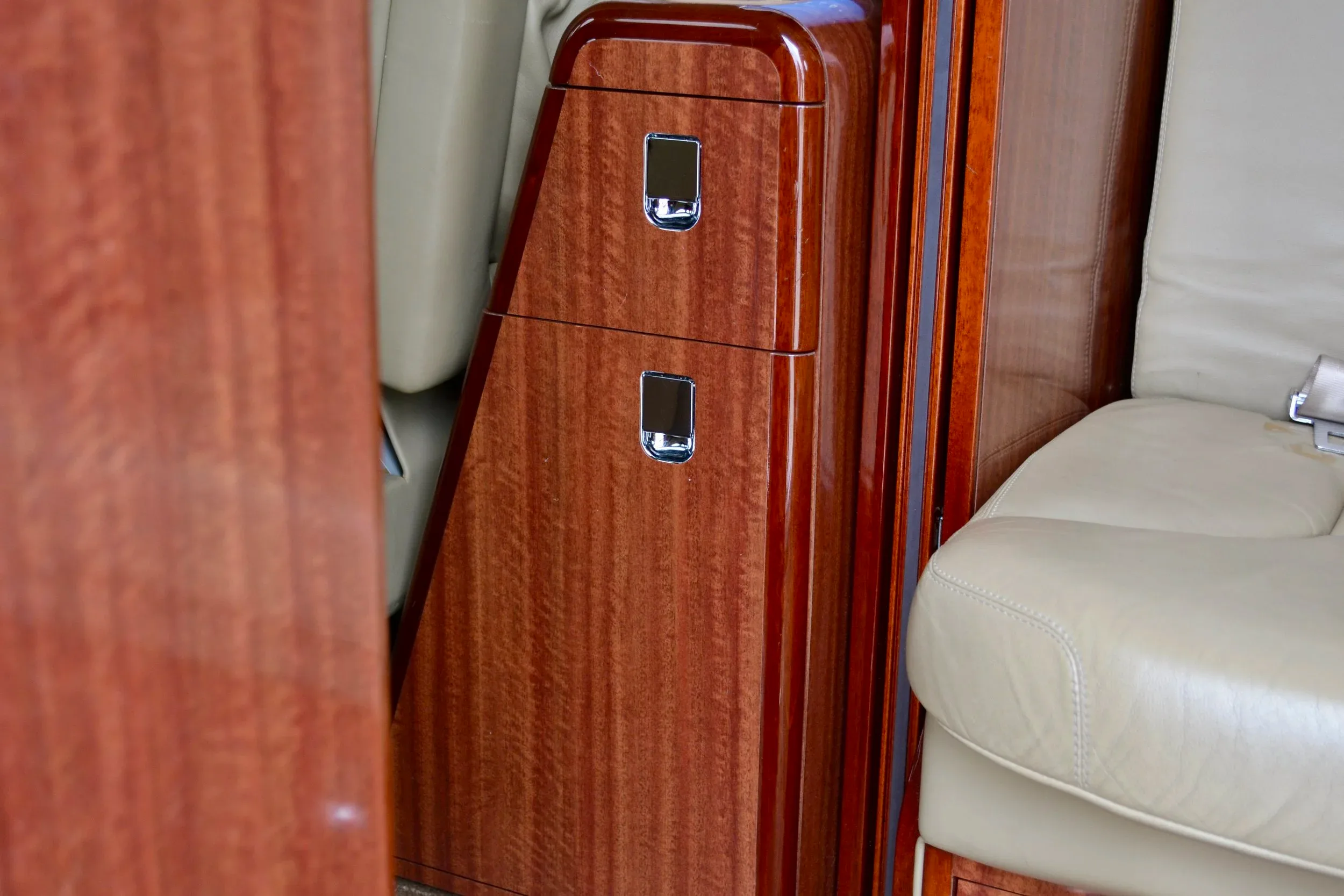 Cabin interior of a 2012 Beechcraft KING AIR 250 — Carolina Jet.