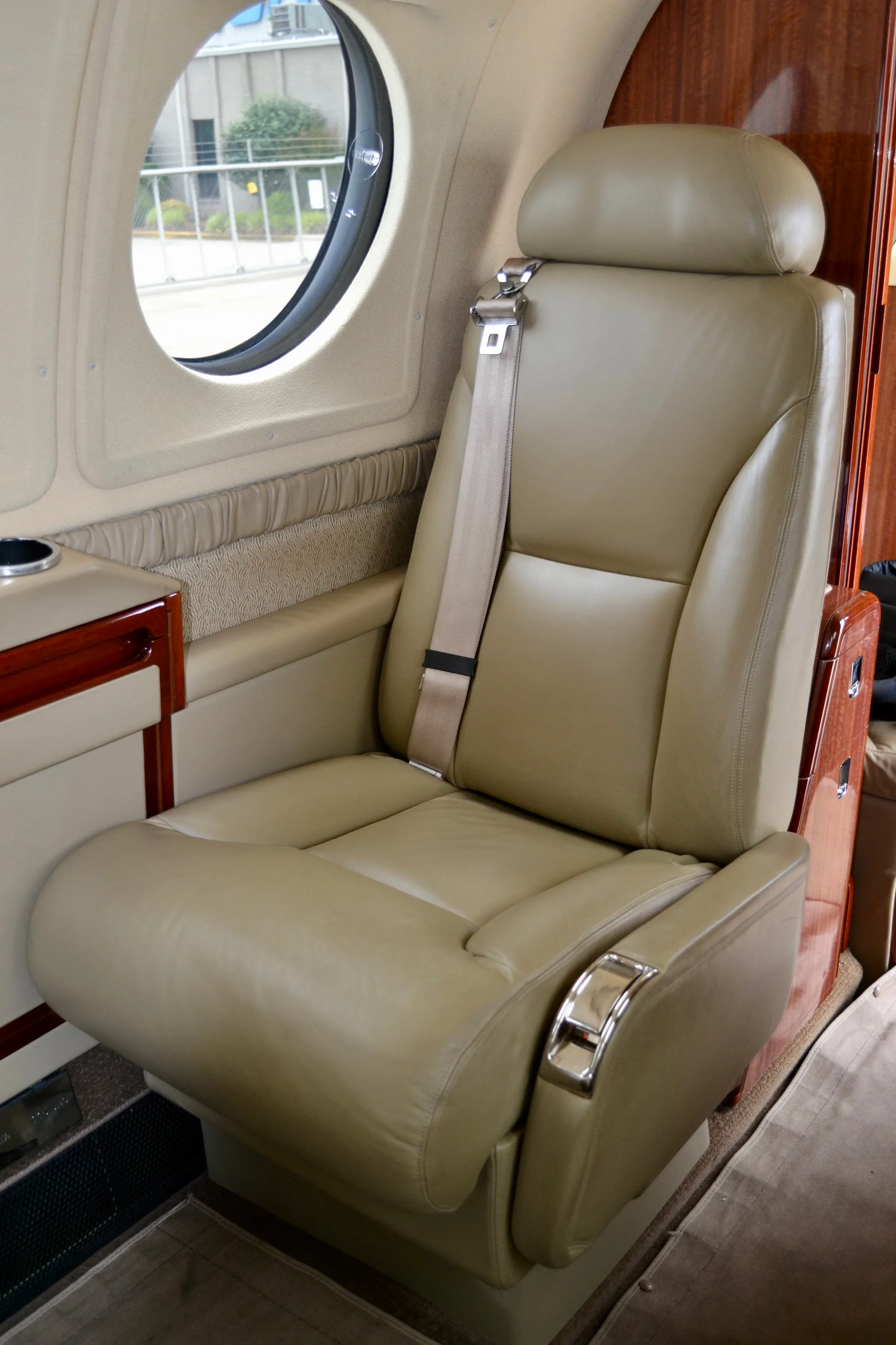 Cabin interior of a 2012 Beechcraft KING AIR 250 — Carolina Jet.