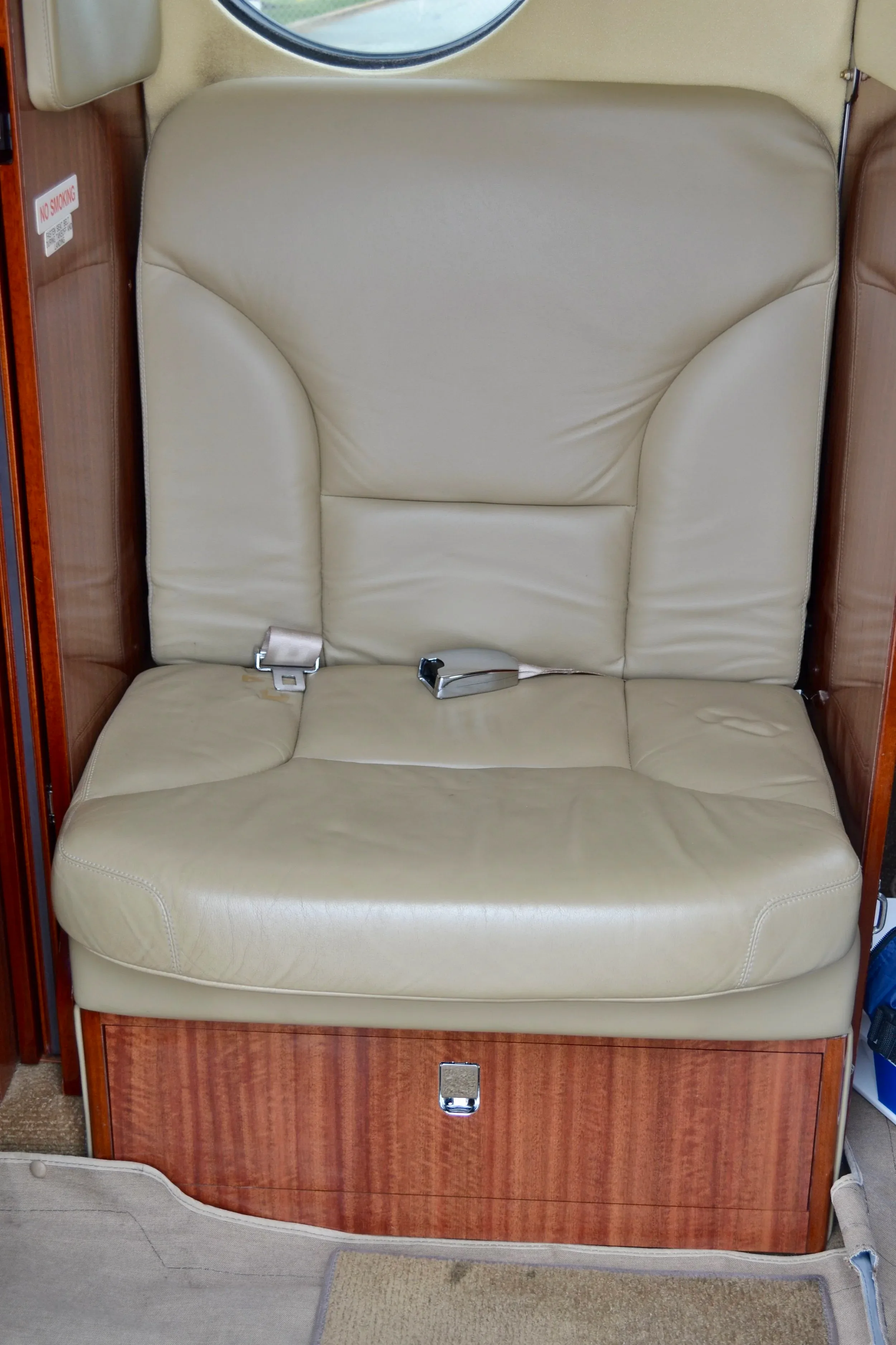 Cabin interior of a 2012 Beechcraft KING AIR 250 — Carolina Jet.