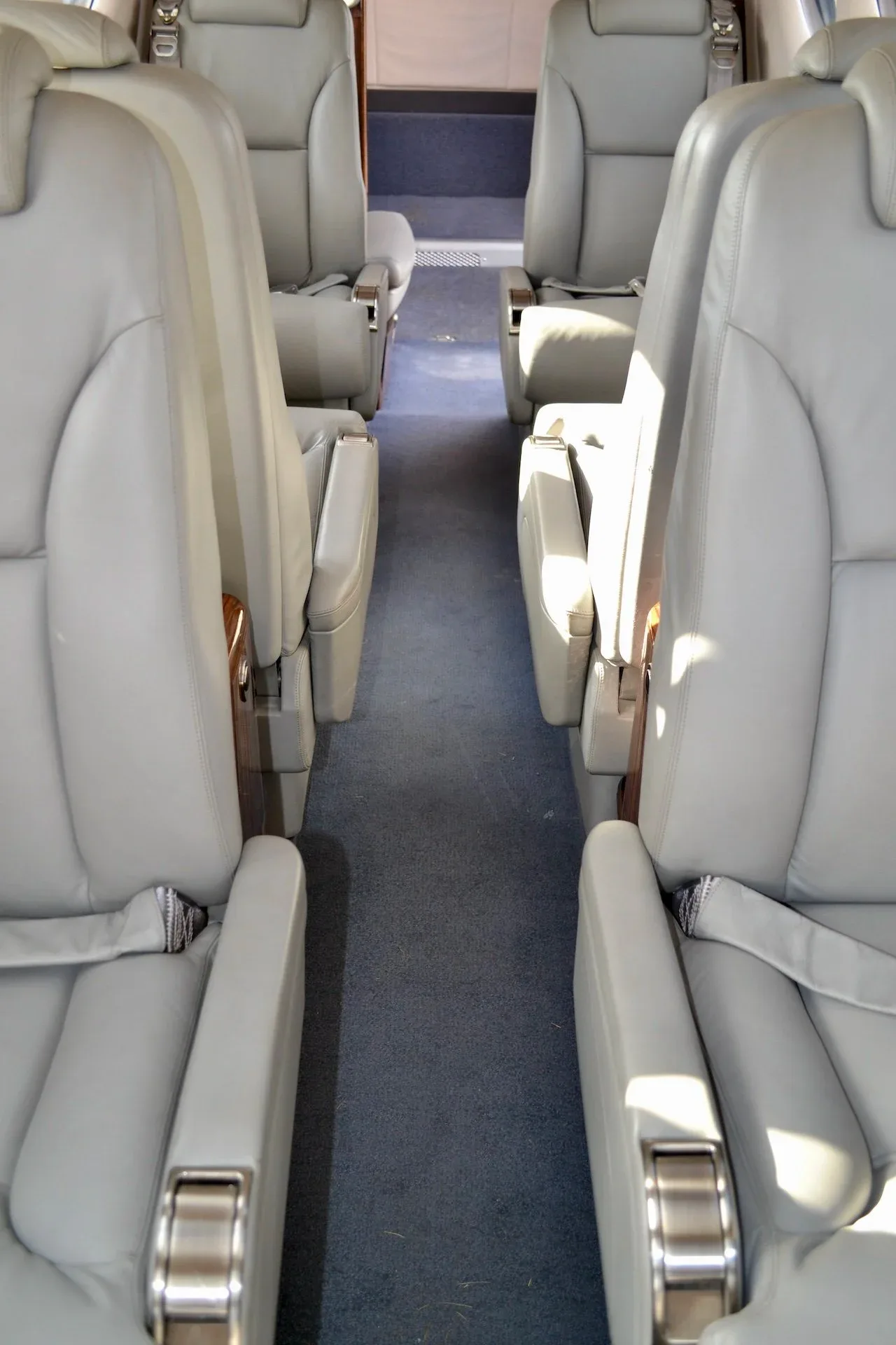 Cabin interior of a 2013 Beechcraft KING AIR 350I — Carolina Jet.