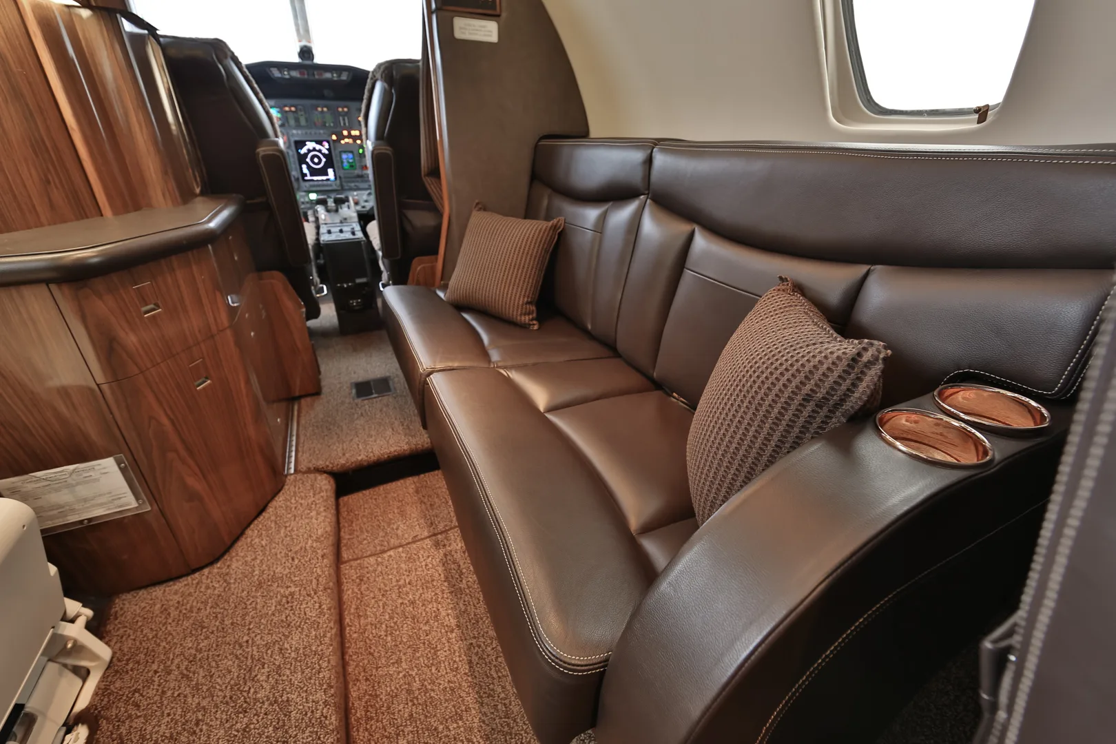 Cabin interior of a 1997 Cessna V Ultra.