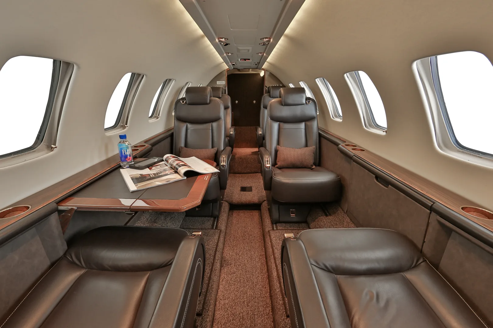 Cabin interior of a 1997 Cessna V Ultra.
