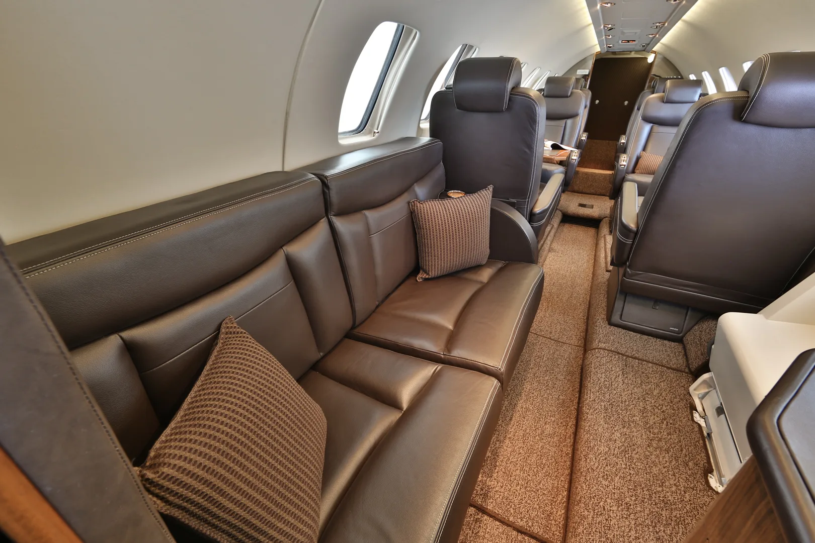 Cabin interior of a 1997 Cessna V Ultra.