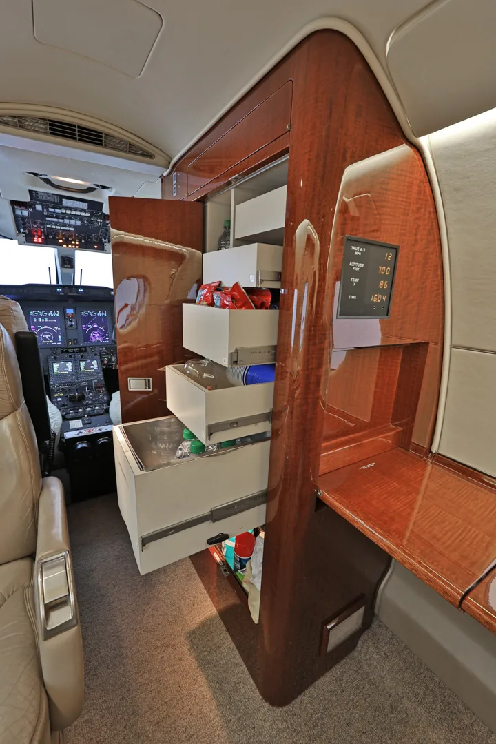 Cabin interior of a 2003 Info 400A.