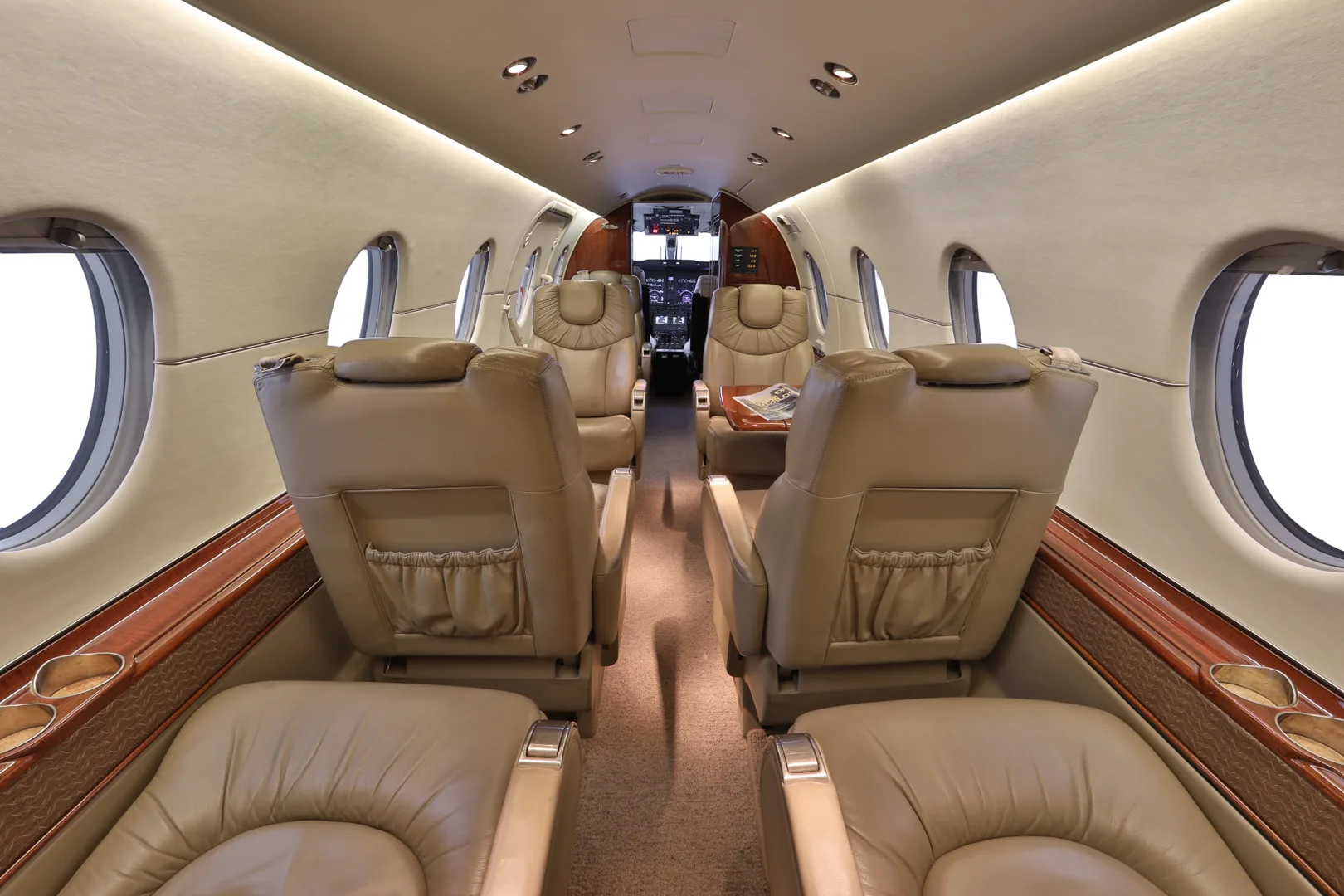 Cabin interior of a 2003 Info 400A.