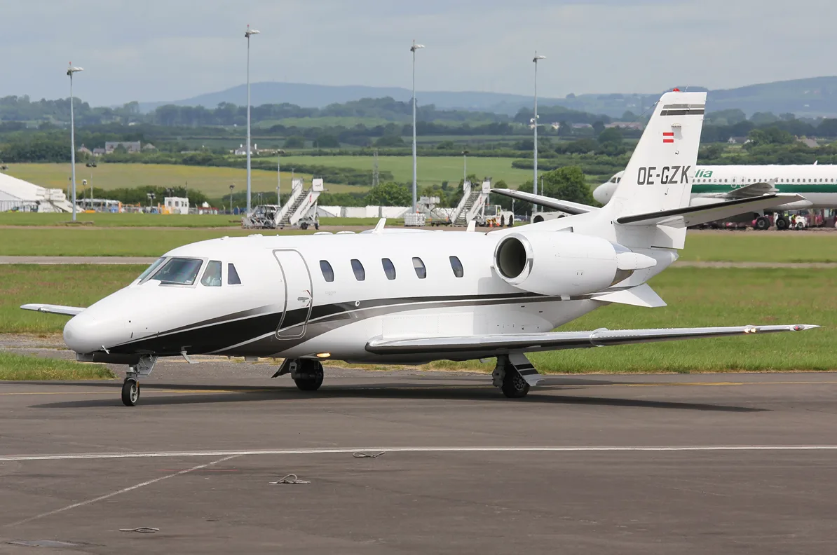 Exterior view of a 2006 Cessna Citation XLS.