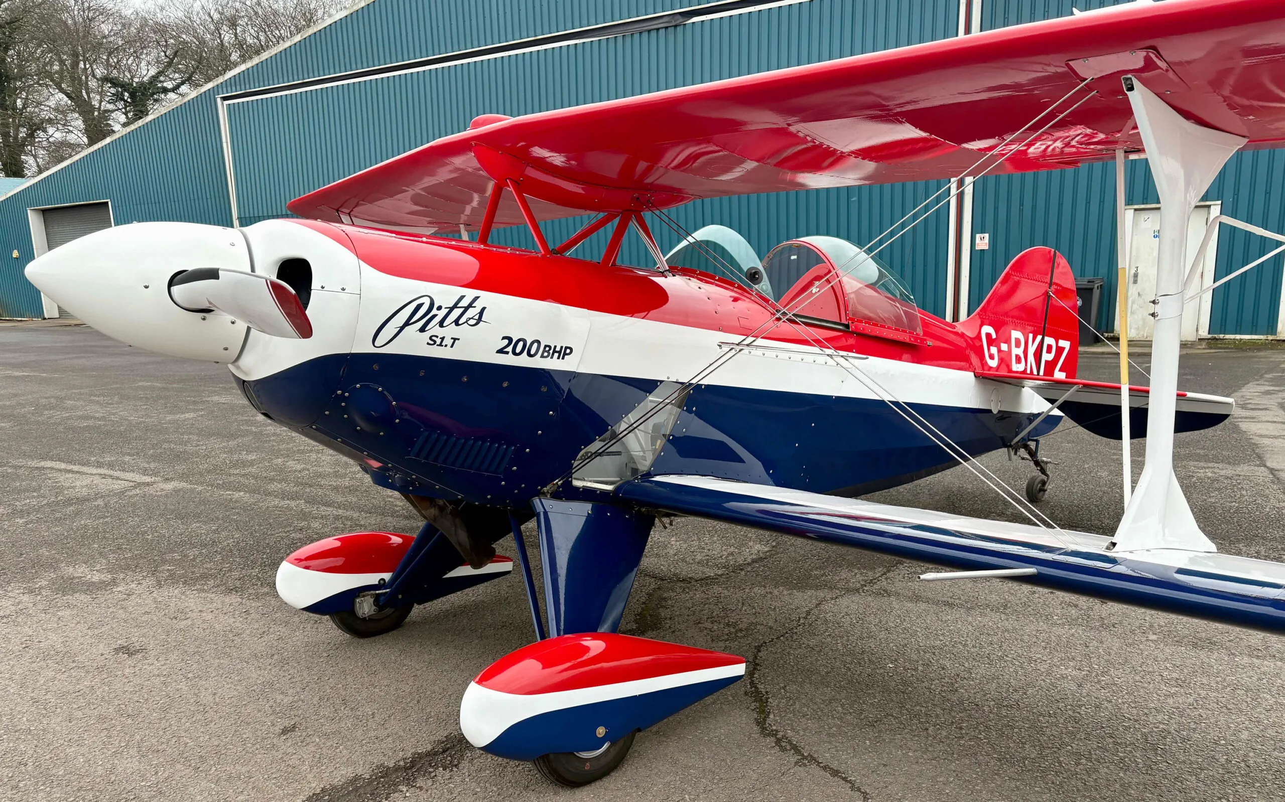 Exterior view of a 1981 Yak 52 M14PF 400hp £56,500 - CK Aviation, G-BXAK.
