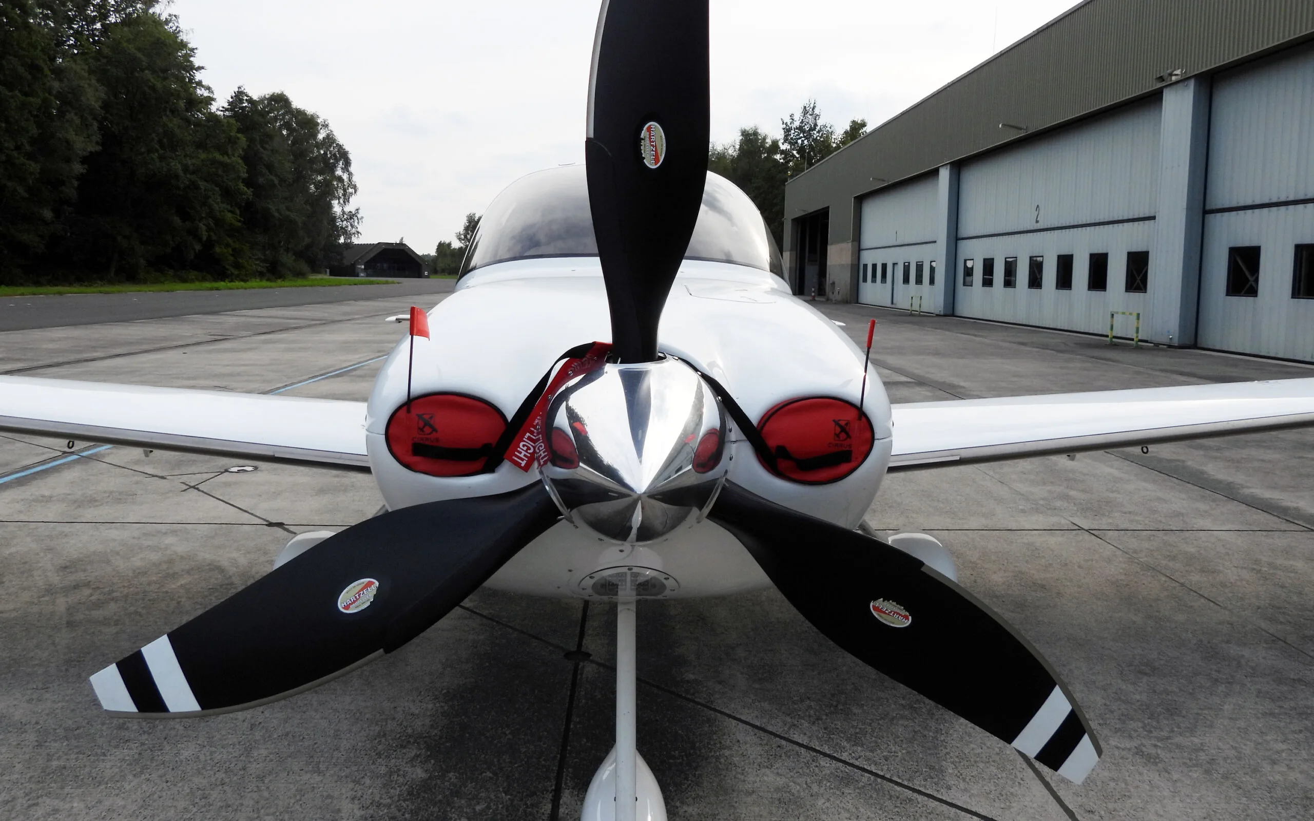 Exterior view of a 2008 Cirrus SR22TN G3 £255,000 VAT PAID - CK Aviation, N224RC.