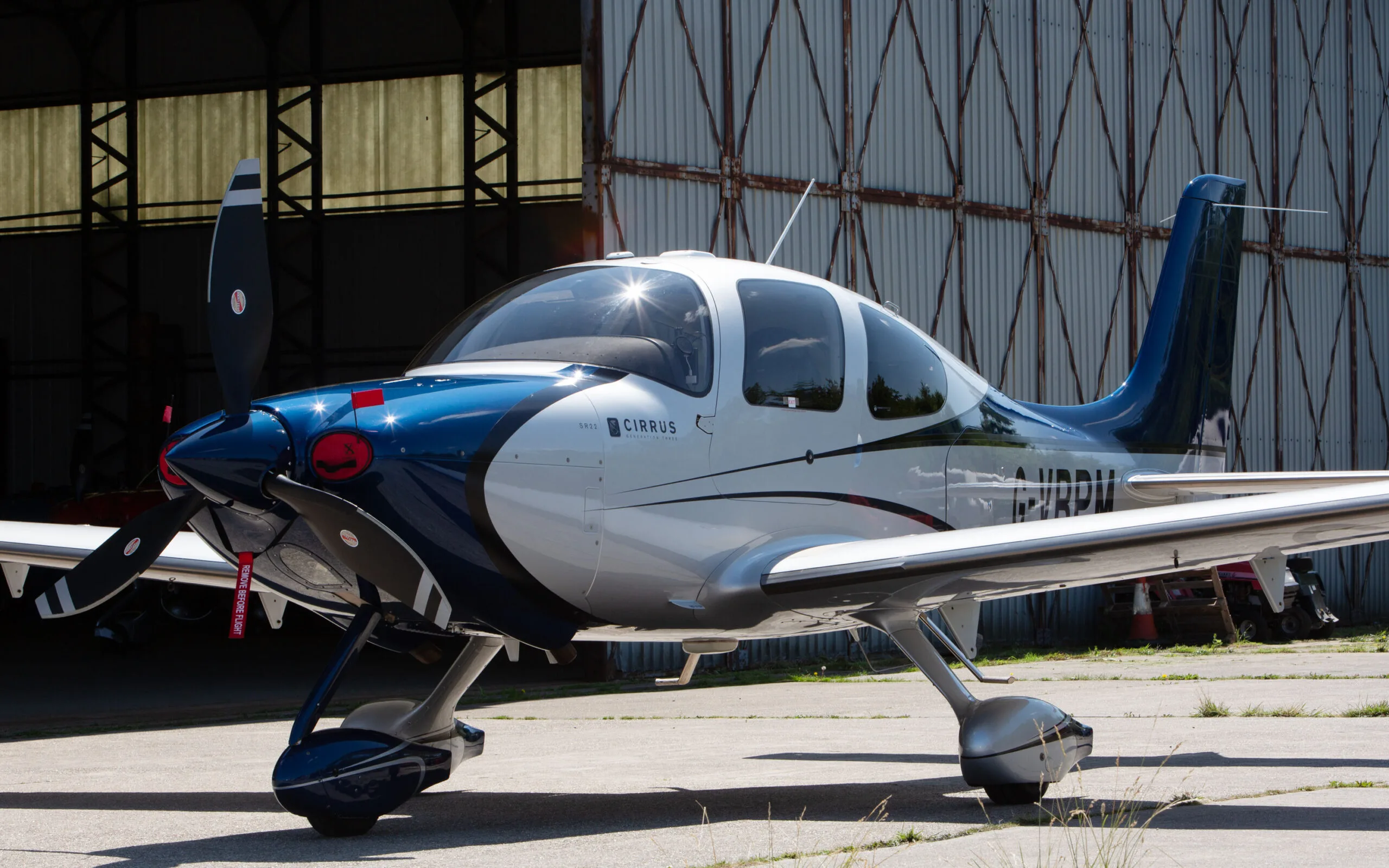 Marketing image of a 2008 Cirrus SR22TN GTS G3 £325,000 VAT PAID - CK Aviation.