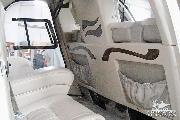 Cabin interior of a 1993 mcdonnell douglas md 520 notar.