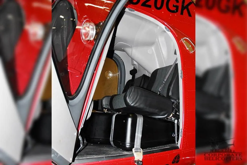 Cabin interior of a 2002 MD 520N.