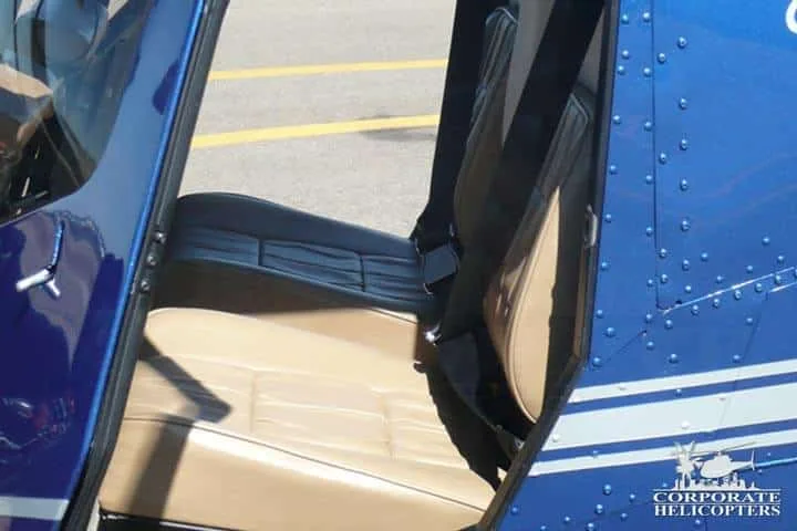 Exterior view of a 2009 Robinson R44 Clipper II.