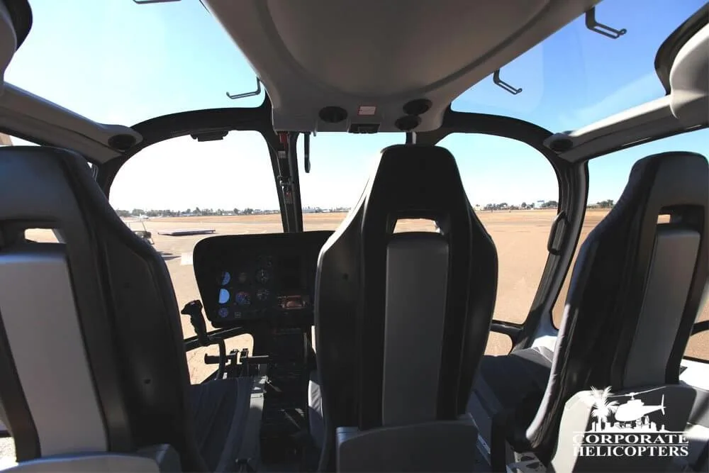 Cabin interior of a 2013 Eurocopter EC130 T2.