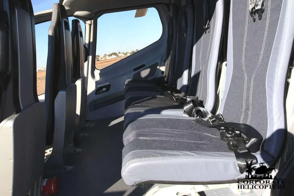 Cabin interior of a 2013 Eurocopter EC130 T2.