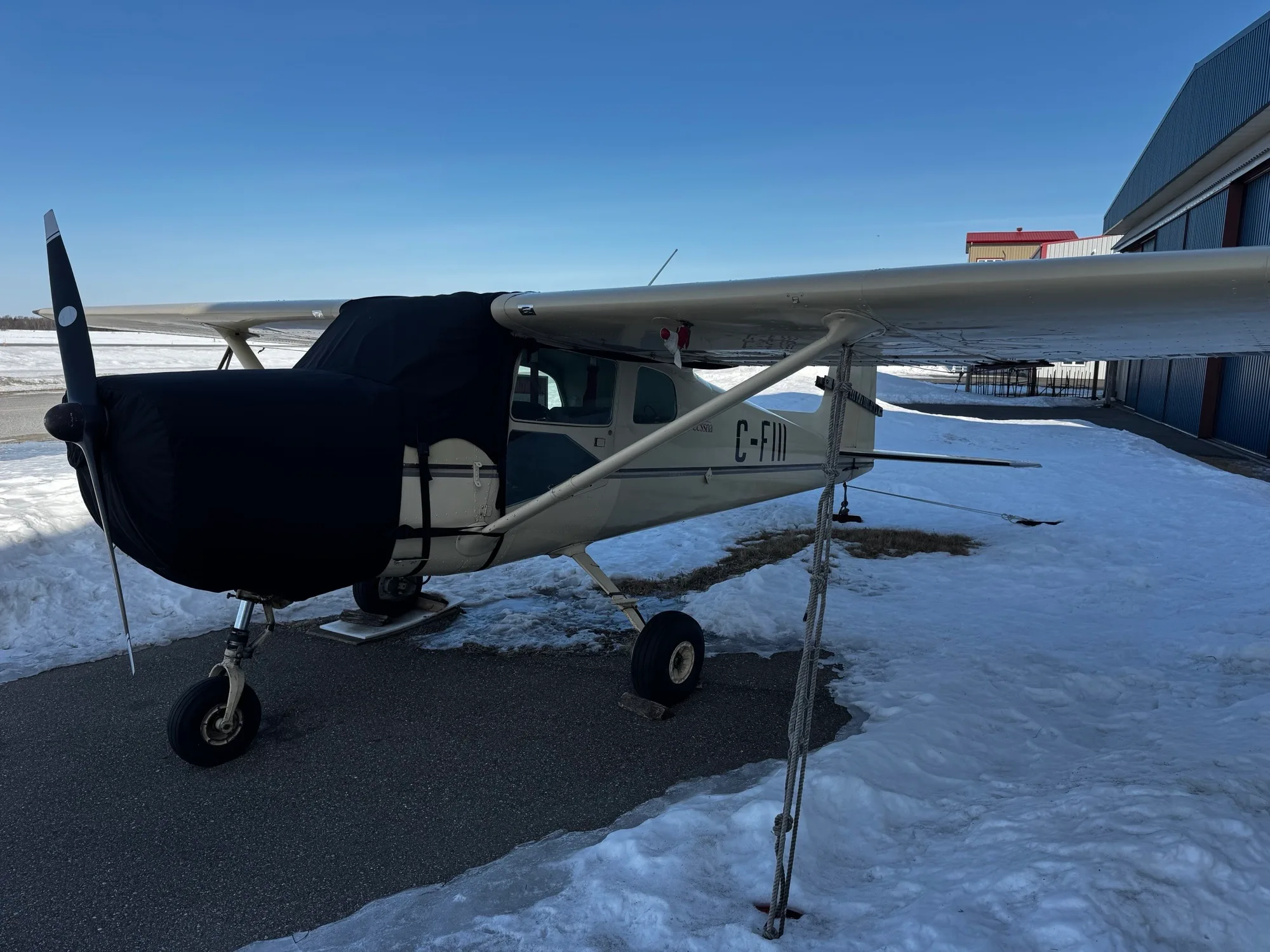 Exterior view of a 1962 Cessna 150B - Canadian Aircraft Sales.