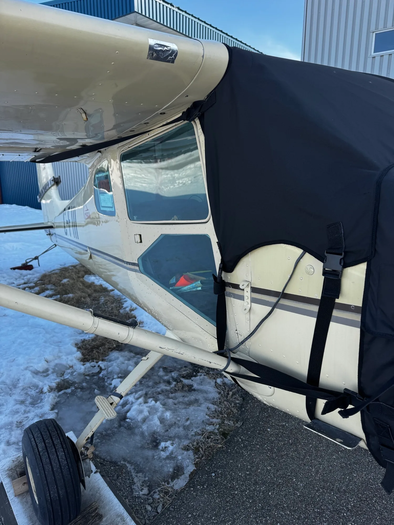 Exterior view of a 1962 Cessna 150B - Canadian Aircraft Sales.