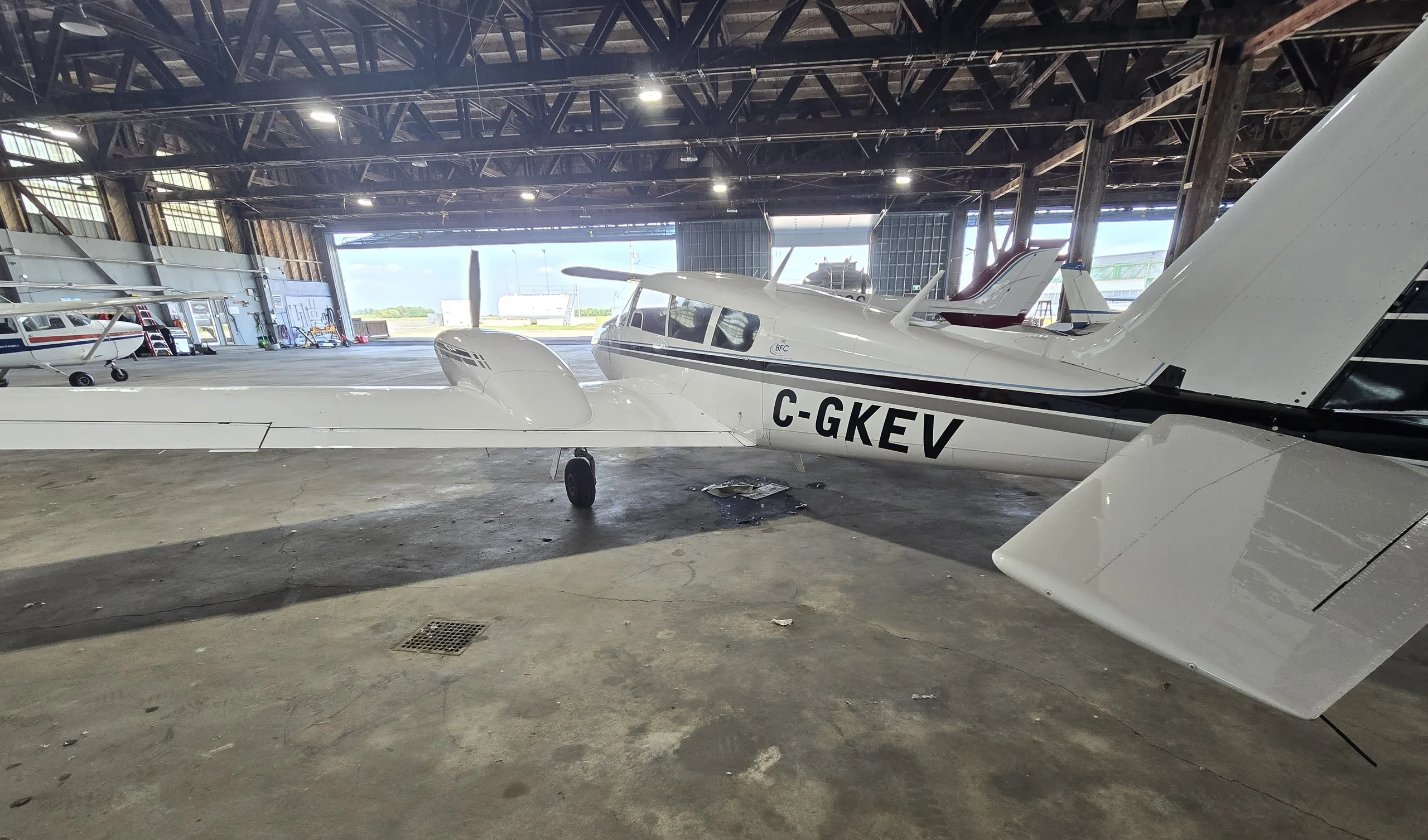 Exterior view of a 1966 Piper PA-30 Twin Comanche - Canadian Aircraft Sales.