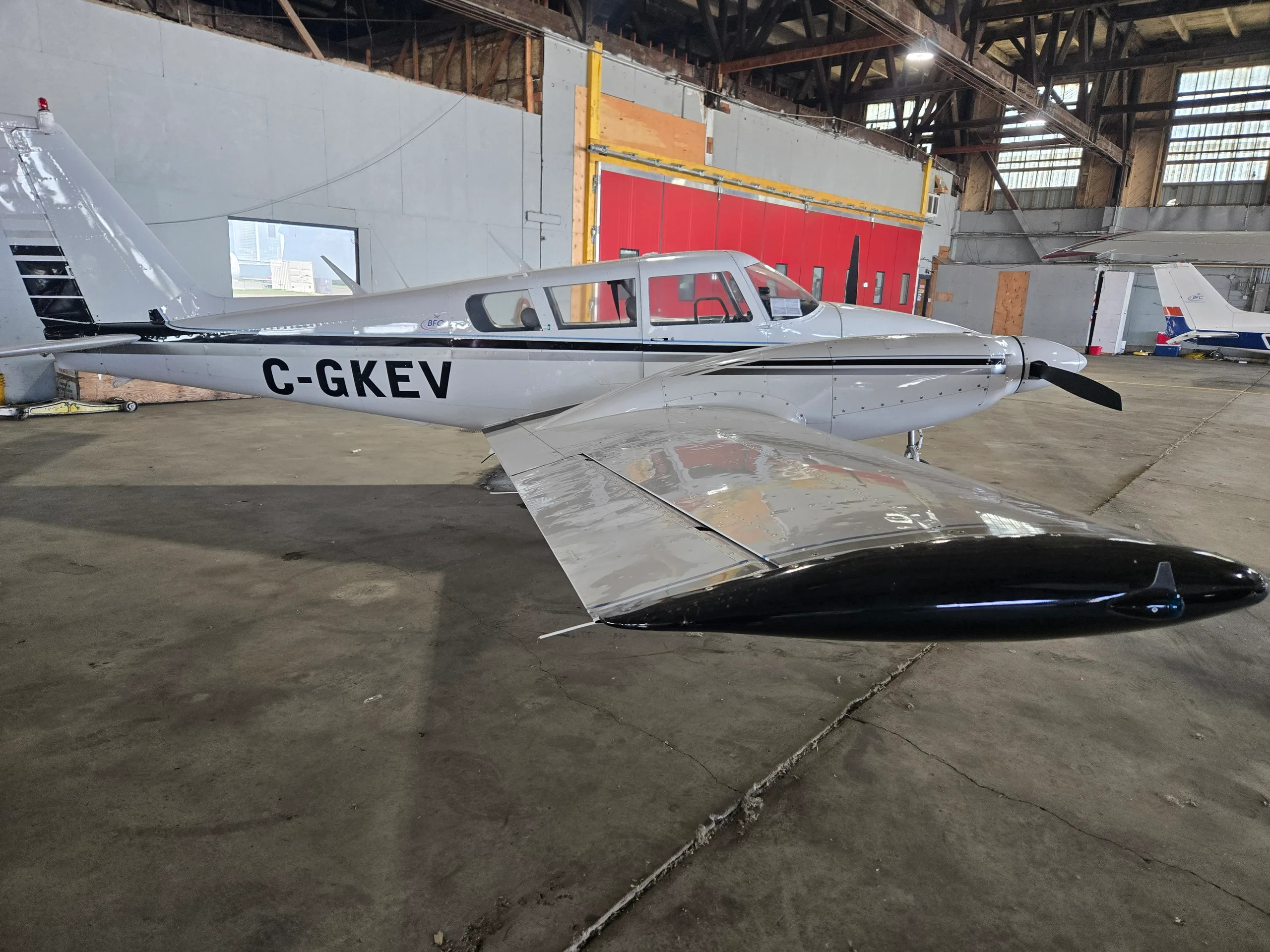 Exterior view of a 1966 Piper PA-30 Twin Comanche - Canadian Aircraft Sales.