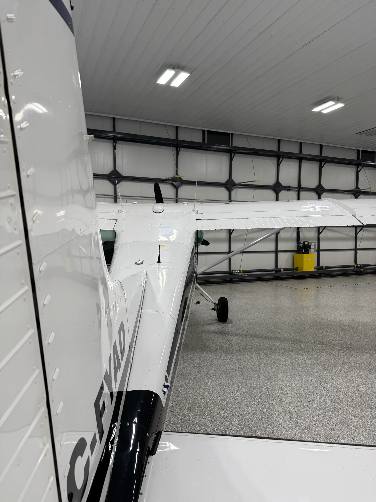 Exterior view of a 1973 Cessna 185 - Canadian Aircraft Sales.