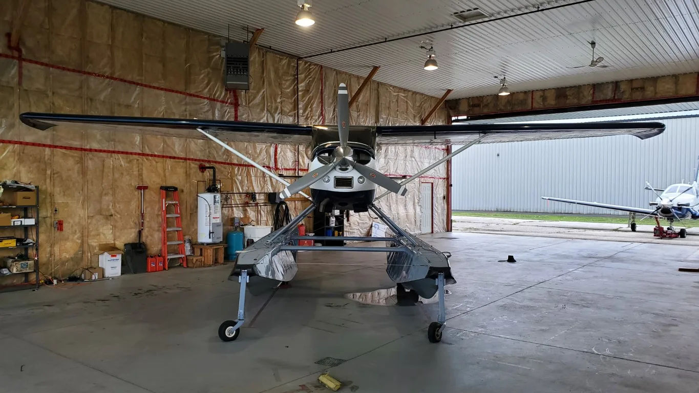Exterior view of a 1973 Cessna 185 - Canadian Aircraft Sales.