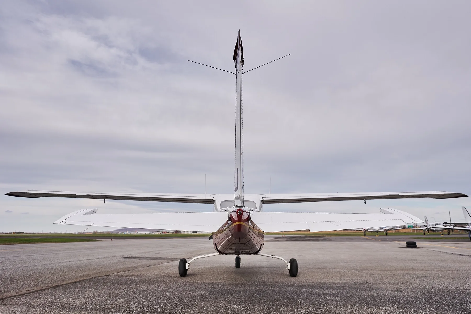 Exterior view of a 1973 Cessna Turbo 210 - Canadian Aircraft Sales.