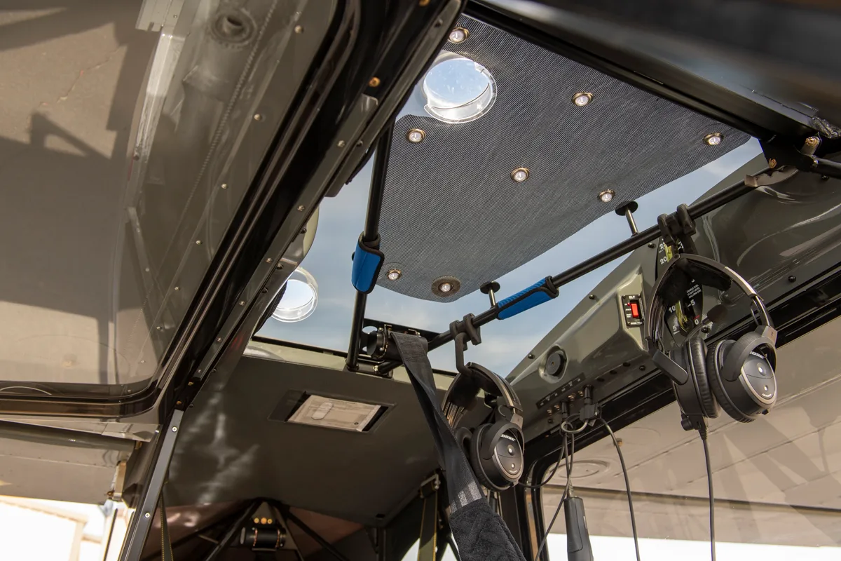 Cockpit and instrument panel of a 2021 CubCrafters.