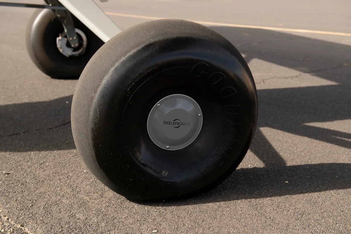Engine detail of a 2021 CubCrafters.