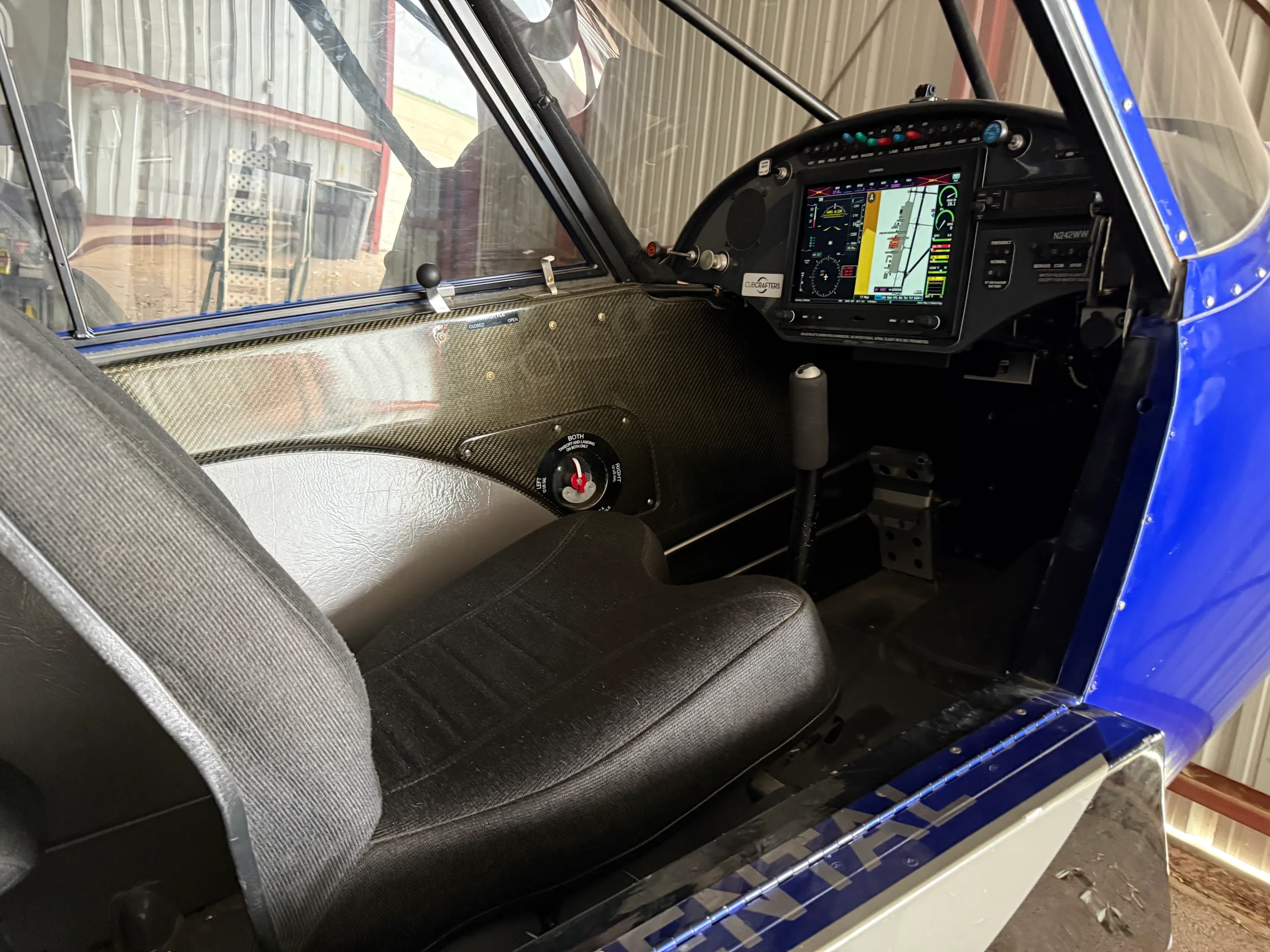 Avionics suite of a 2014 CubCrafters.