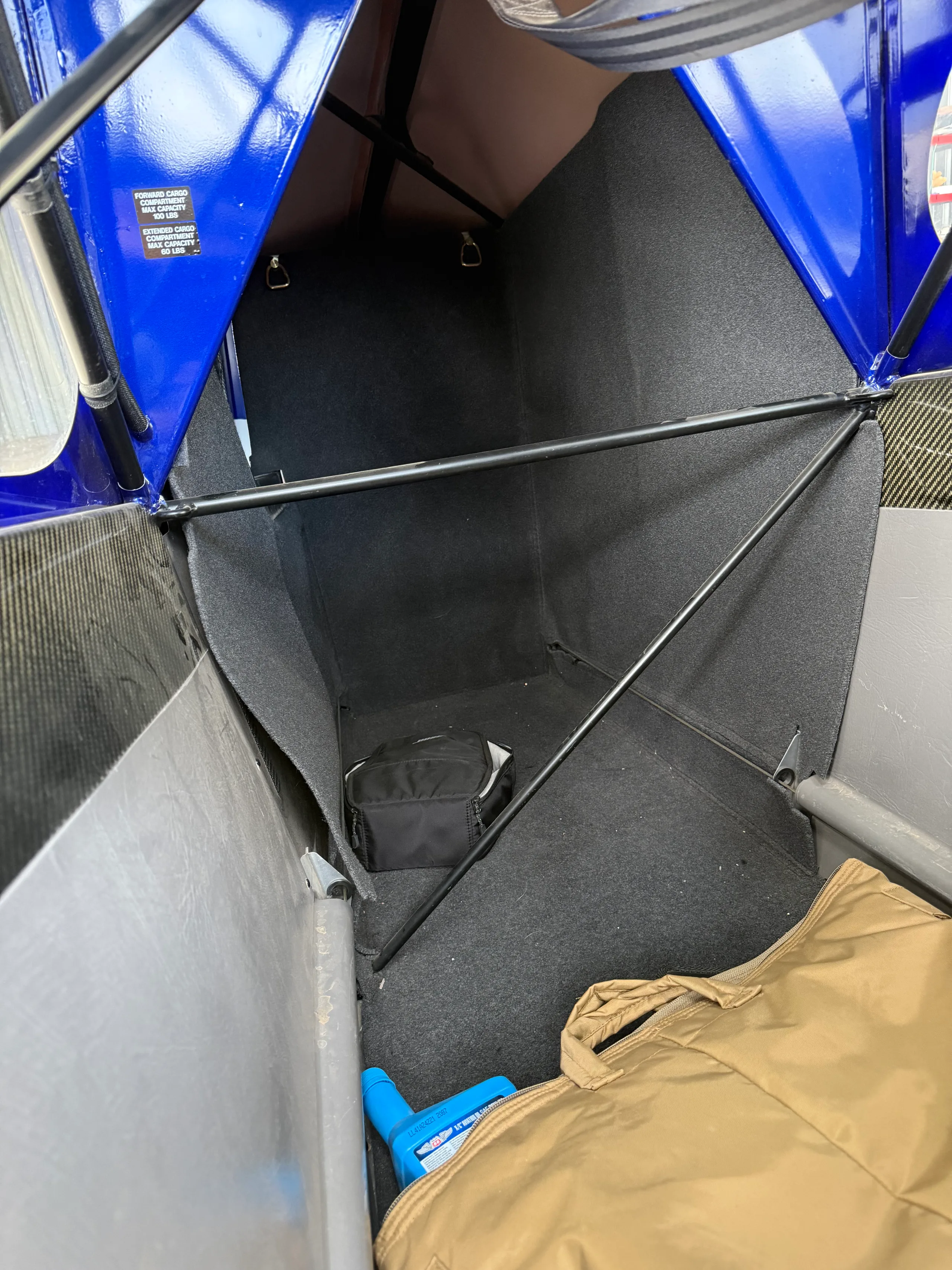 Cabin interior of a 2014 CubCrafters.