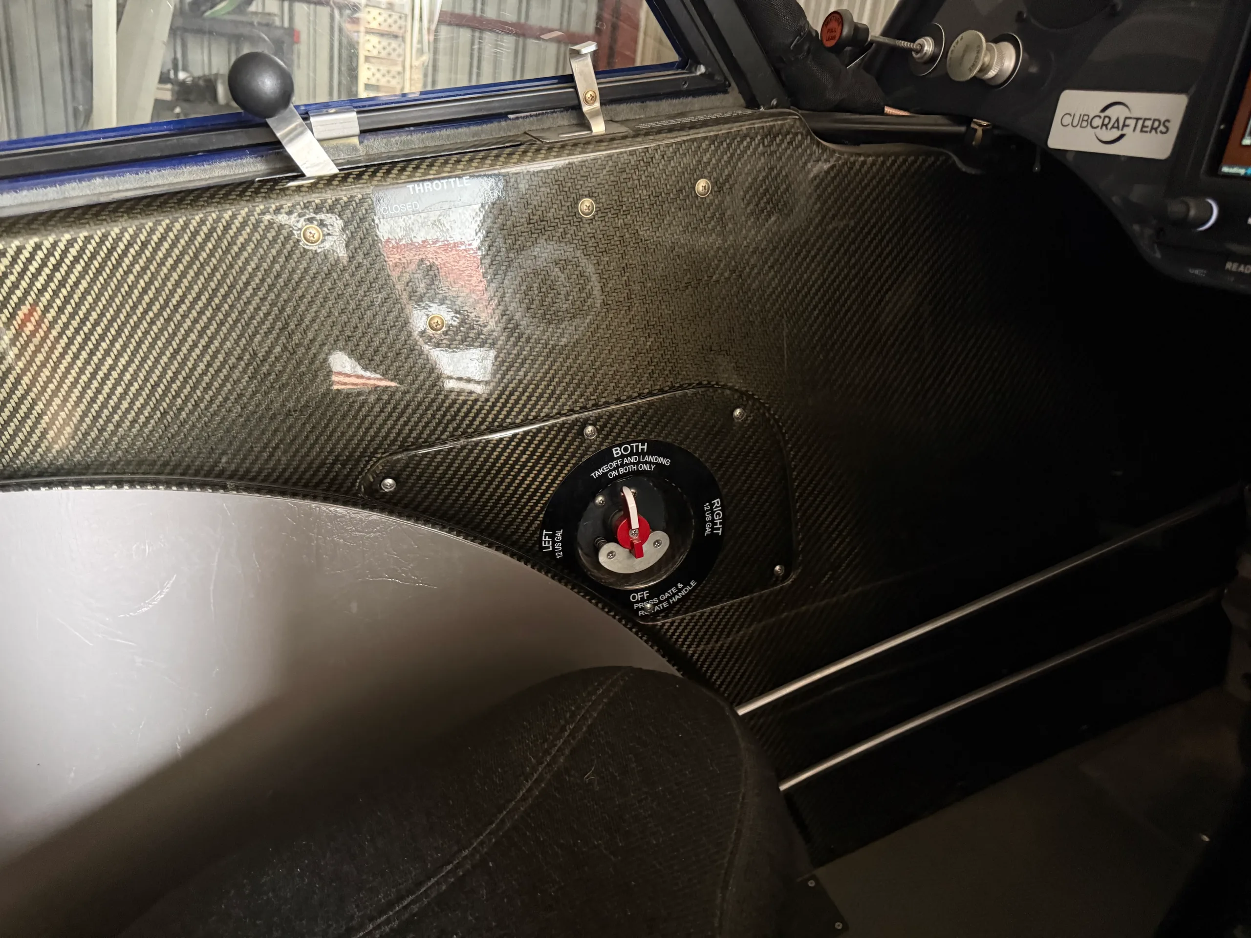 Engine detail of a 2014 CubCrafters.