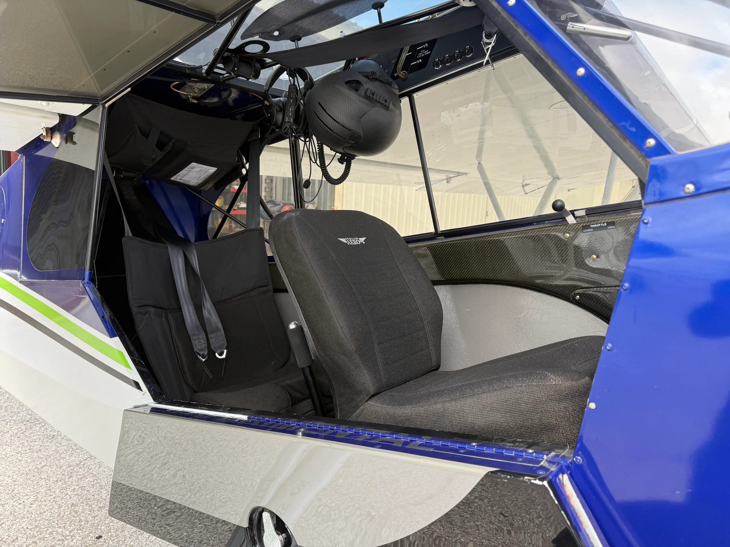 Cockpit and instrument panel of a 2014 CubCrafters.