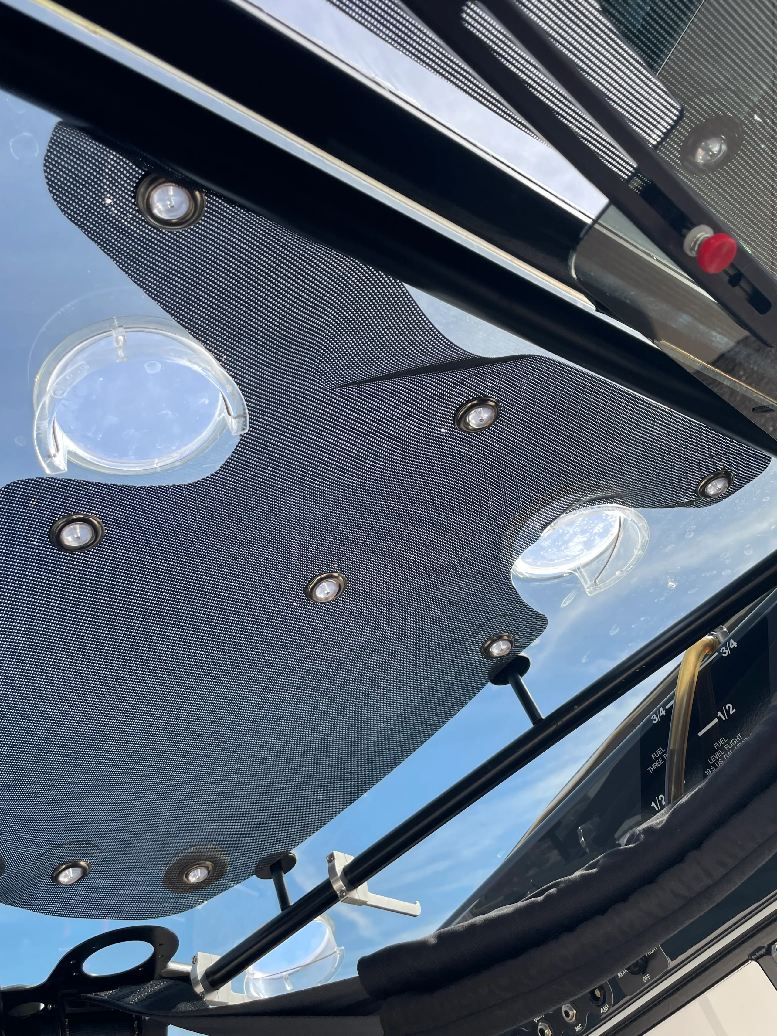 Engine detail of a 2018 CubCrafters.