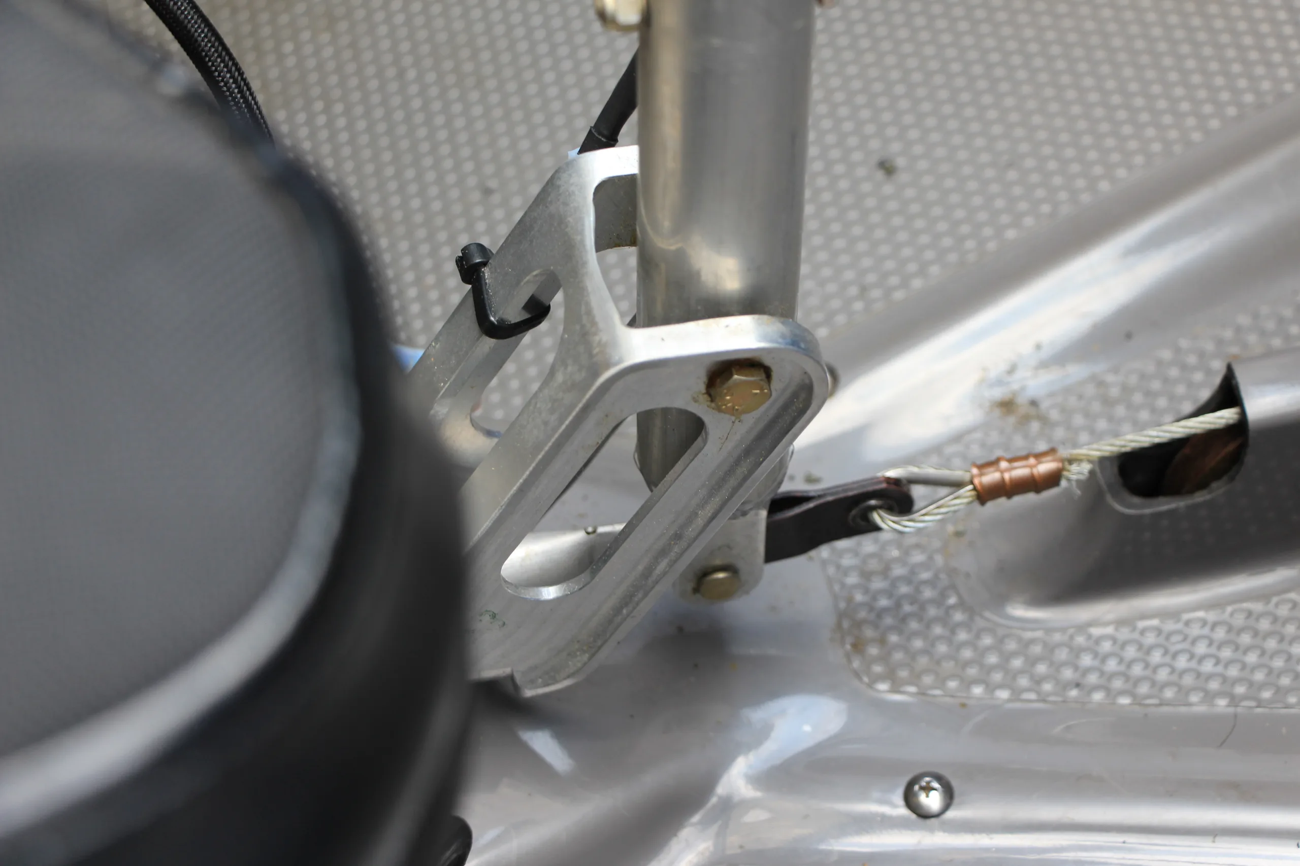 Engine detail of a CubCrafters.