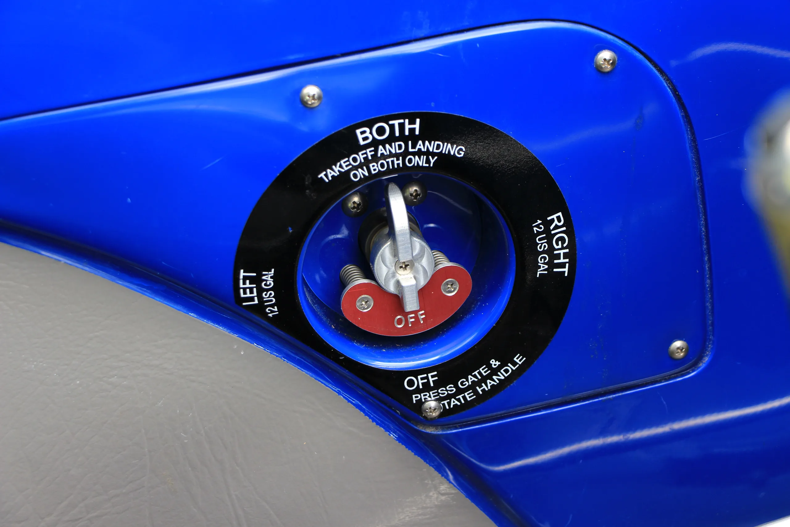 Engine detail of a CubCrafters.