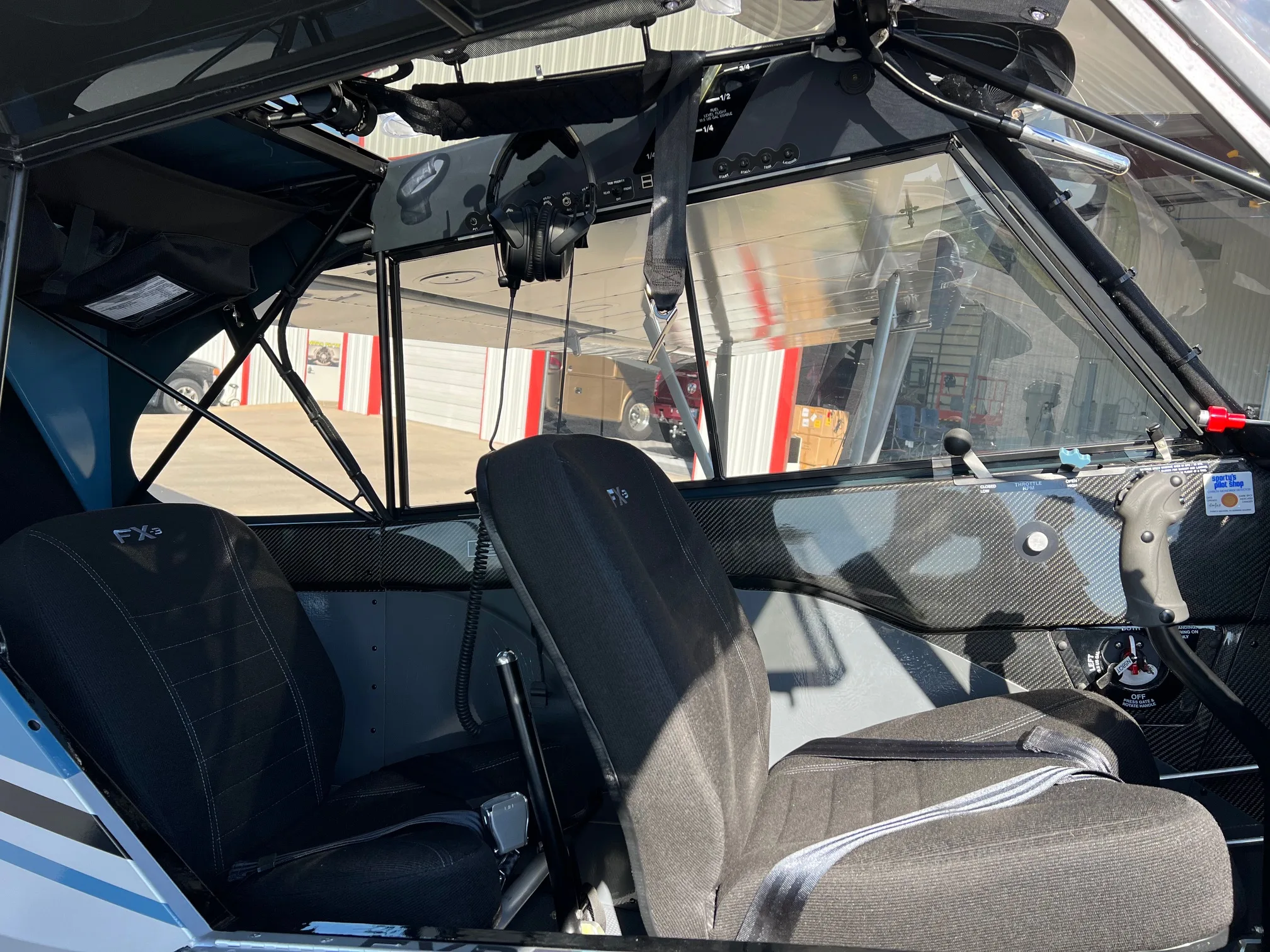 Cockpit and instrument panel of a 2021 CubCrafters.