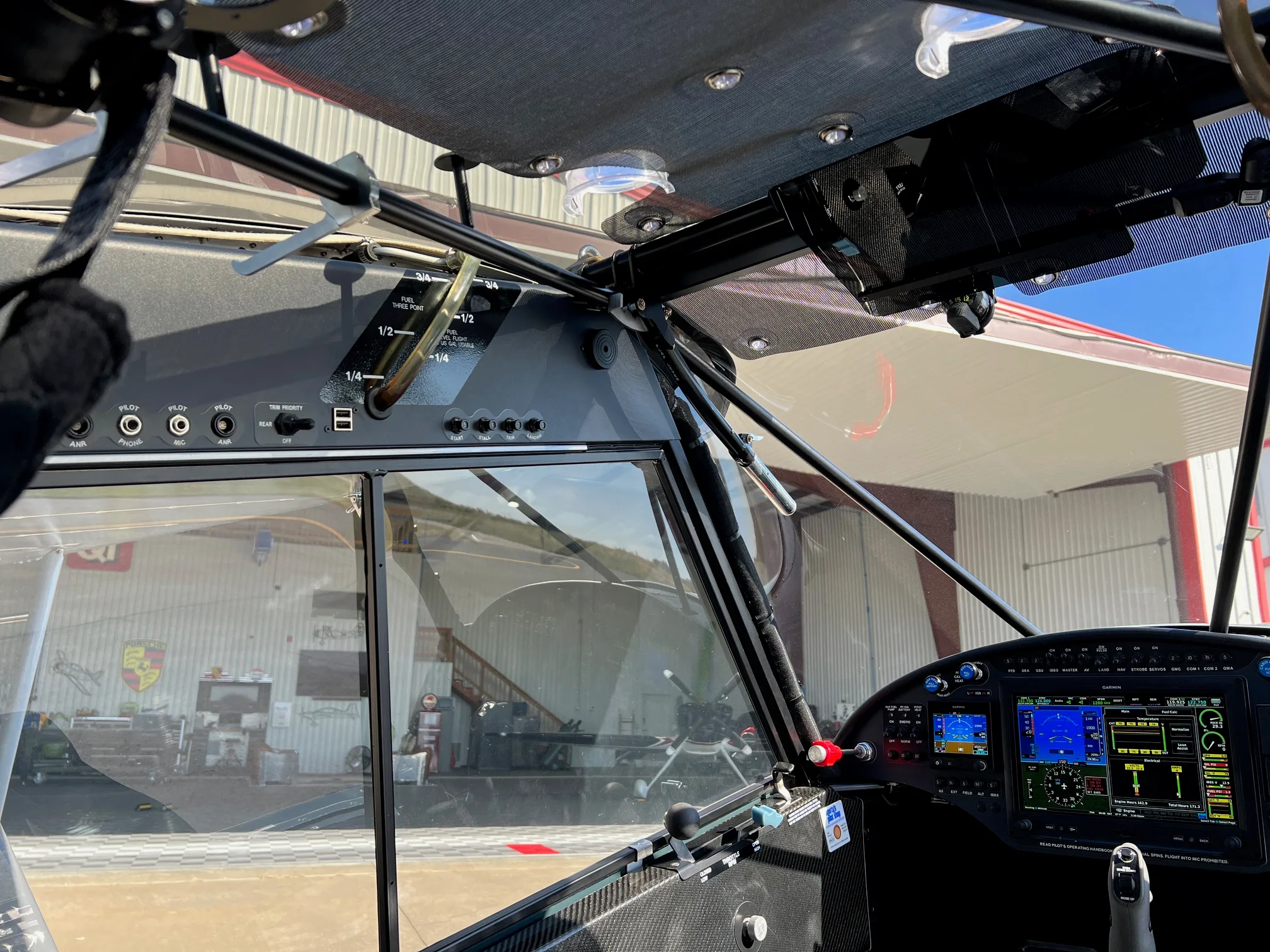 Avionics suite of a 2021 CubCrafters.