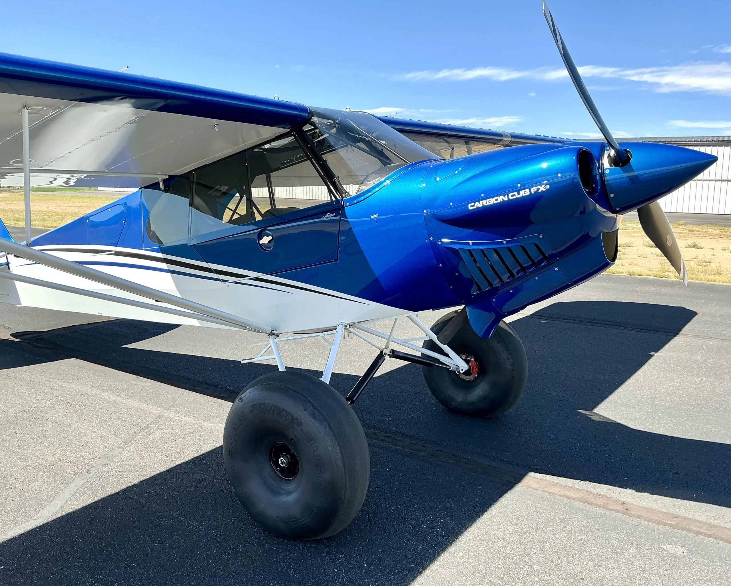 N747FL - 2020 Carbon Cub FX-3 - Metallic Blue + Nicely Outfitted - CubCrafters