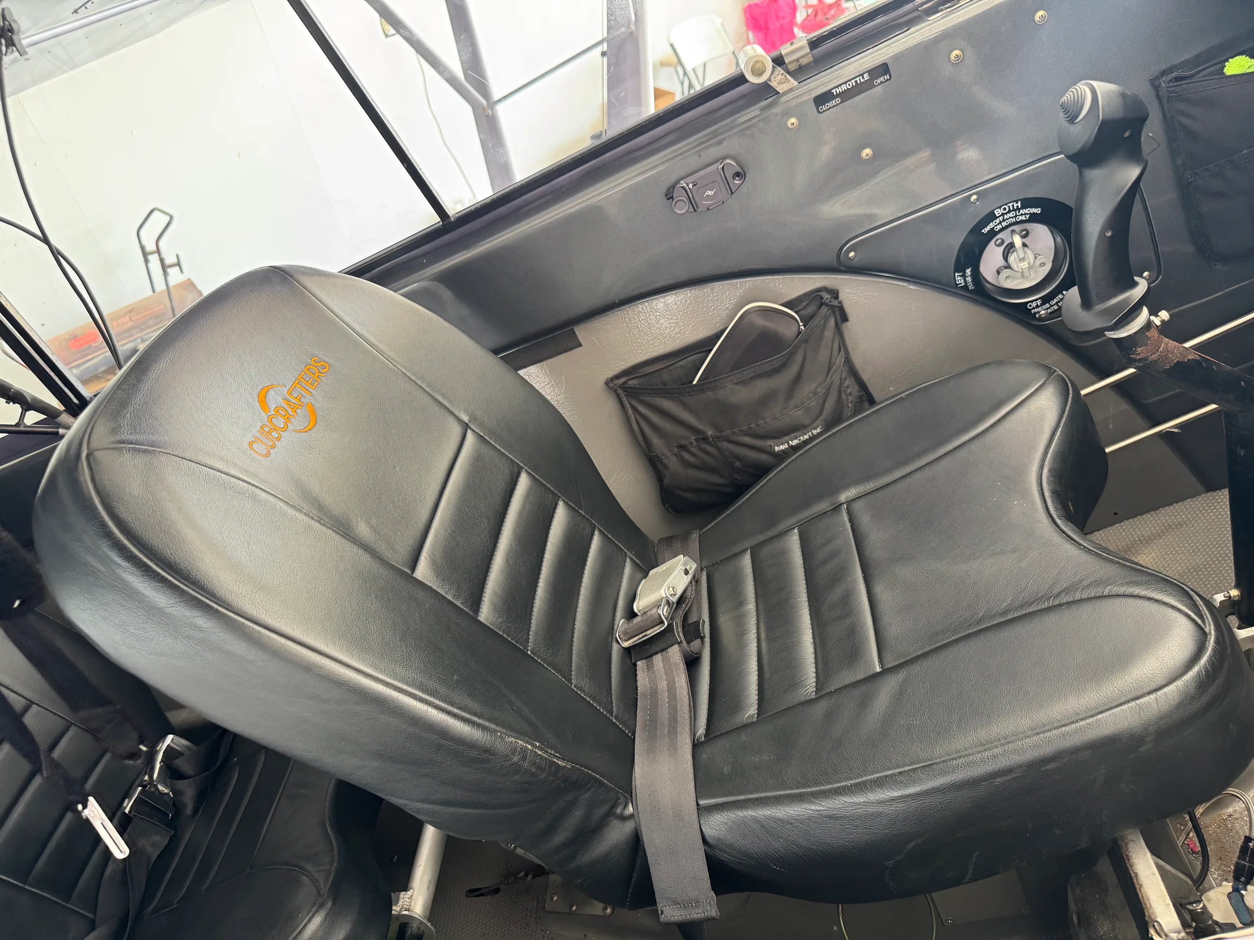 Cockpit and instrument panel of a 2009 CubCrafters.