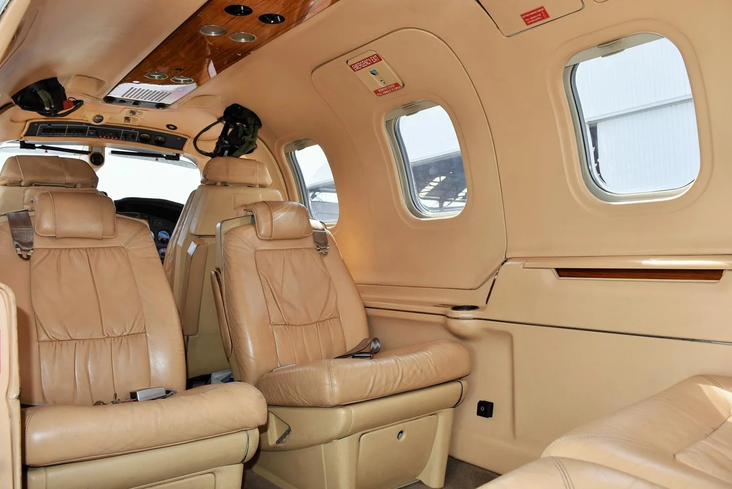 Cabin interior of a 2003 Socata TBM700C2.