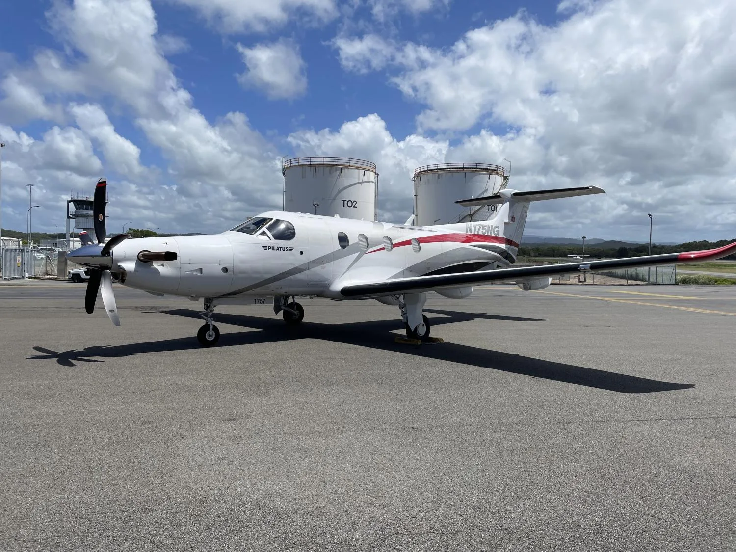 Exterior view of a 2018 Pilatus.