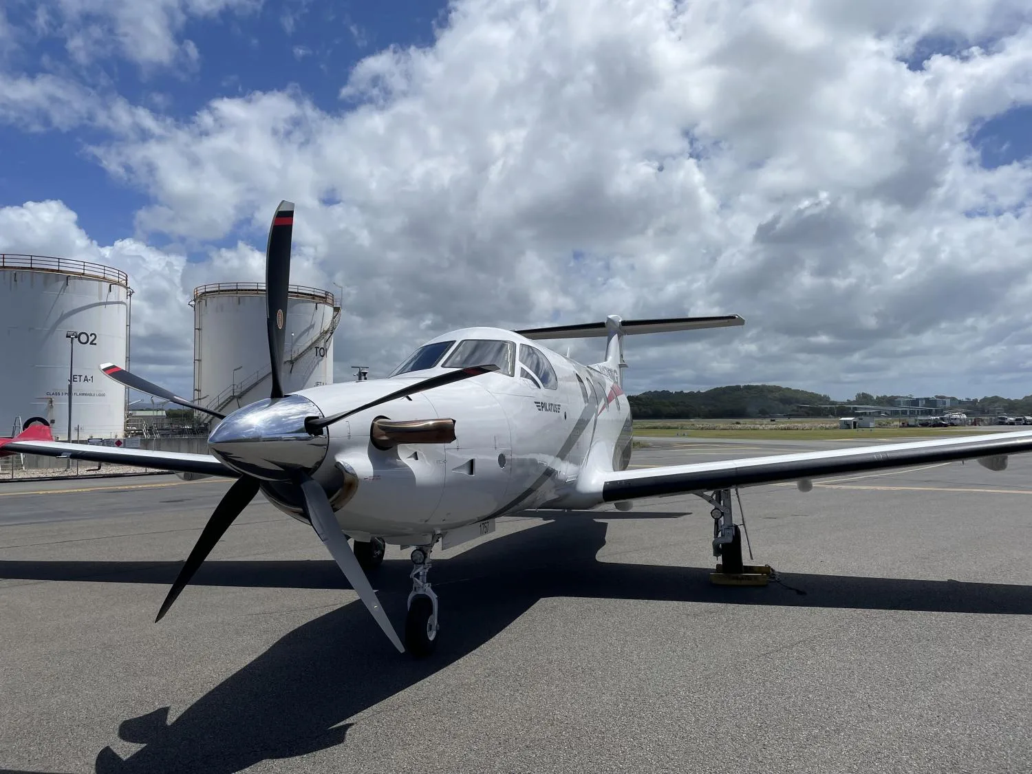 Exterior view of a 2018 Pilatus.
