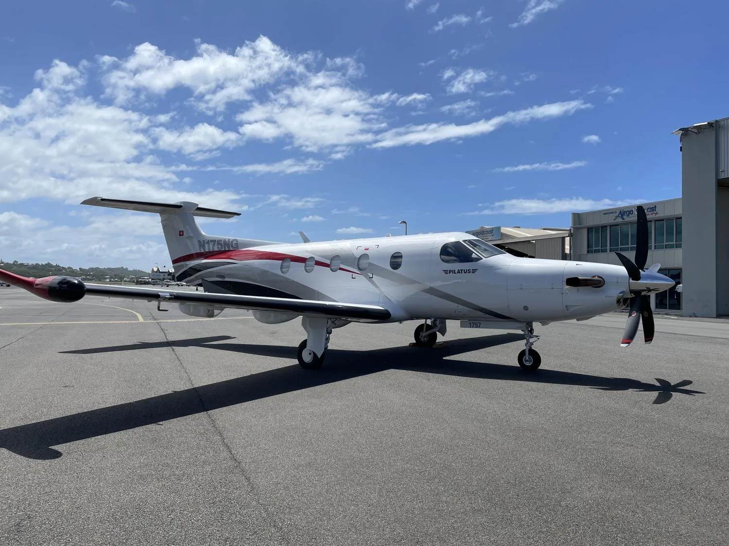 Exterior view of a 2018 Pilatus.